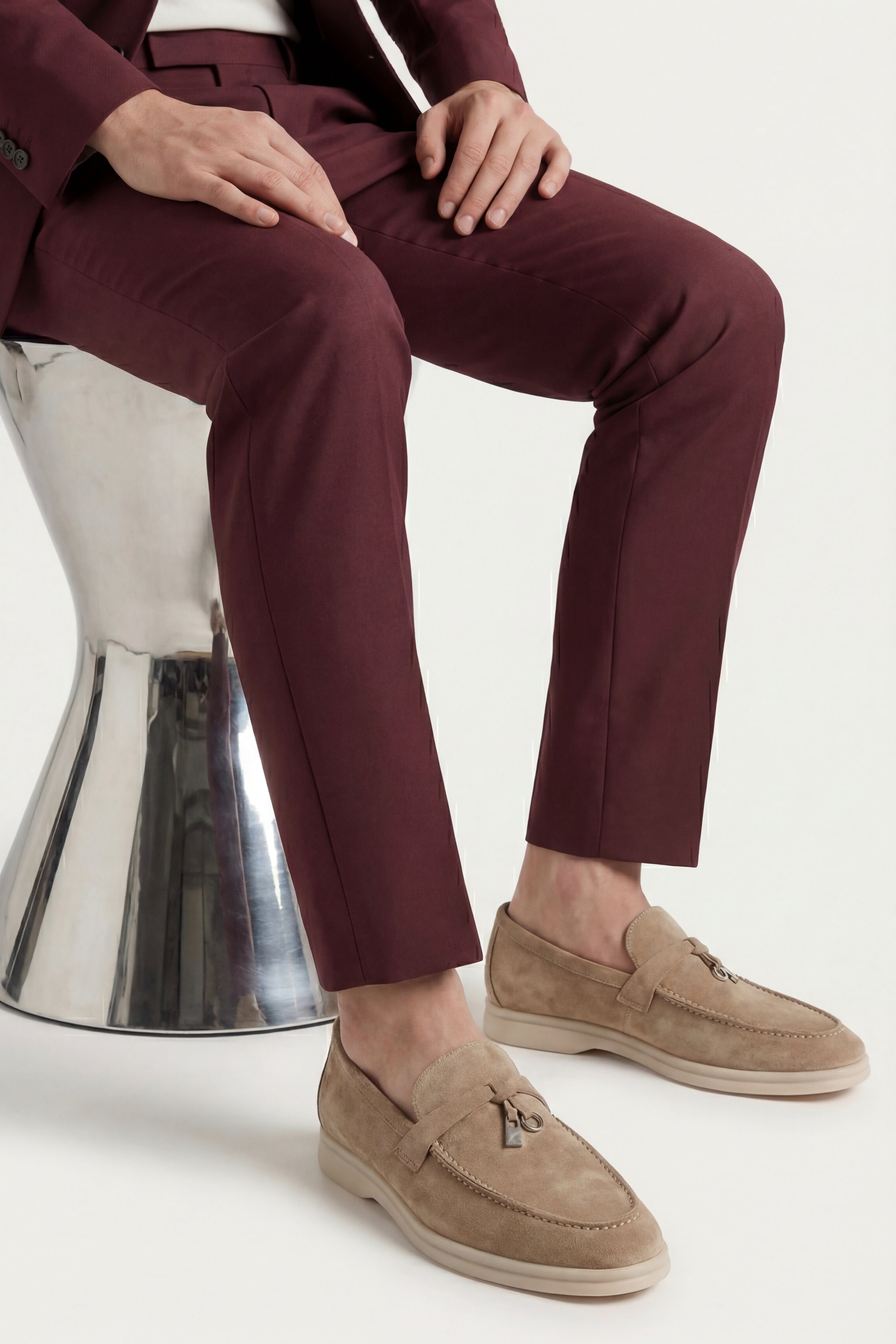 Filandori Buckle Loafer Taupe Brown