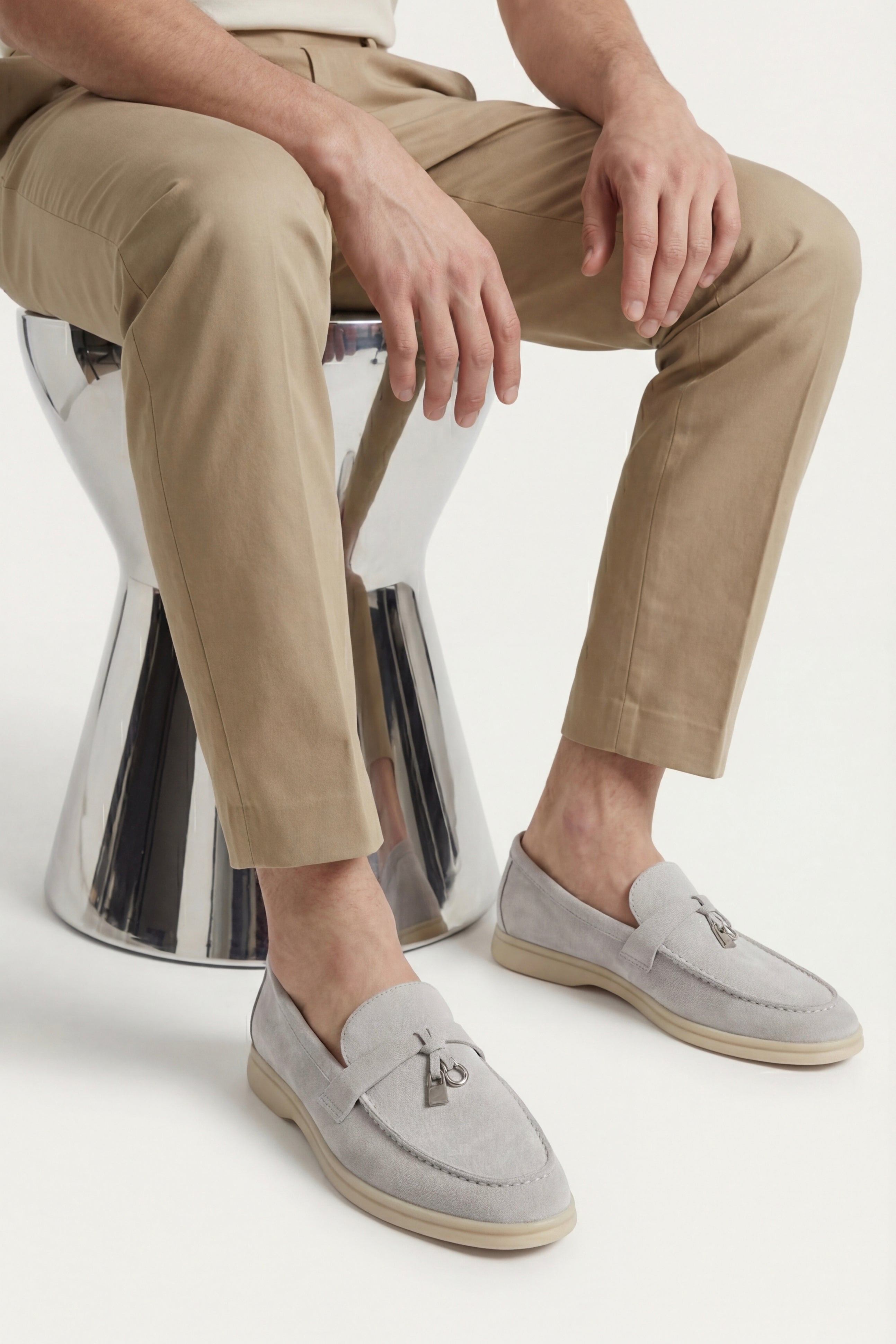 Filandori Buckle Loafer Ice Grey