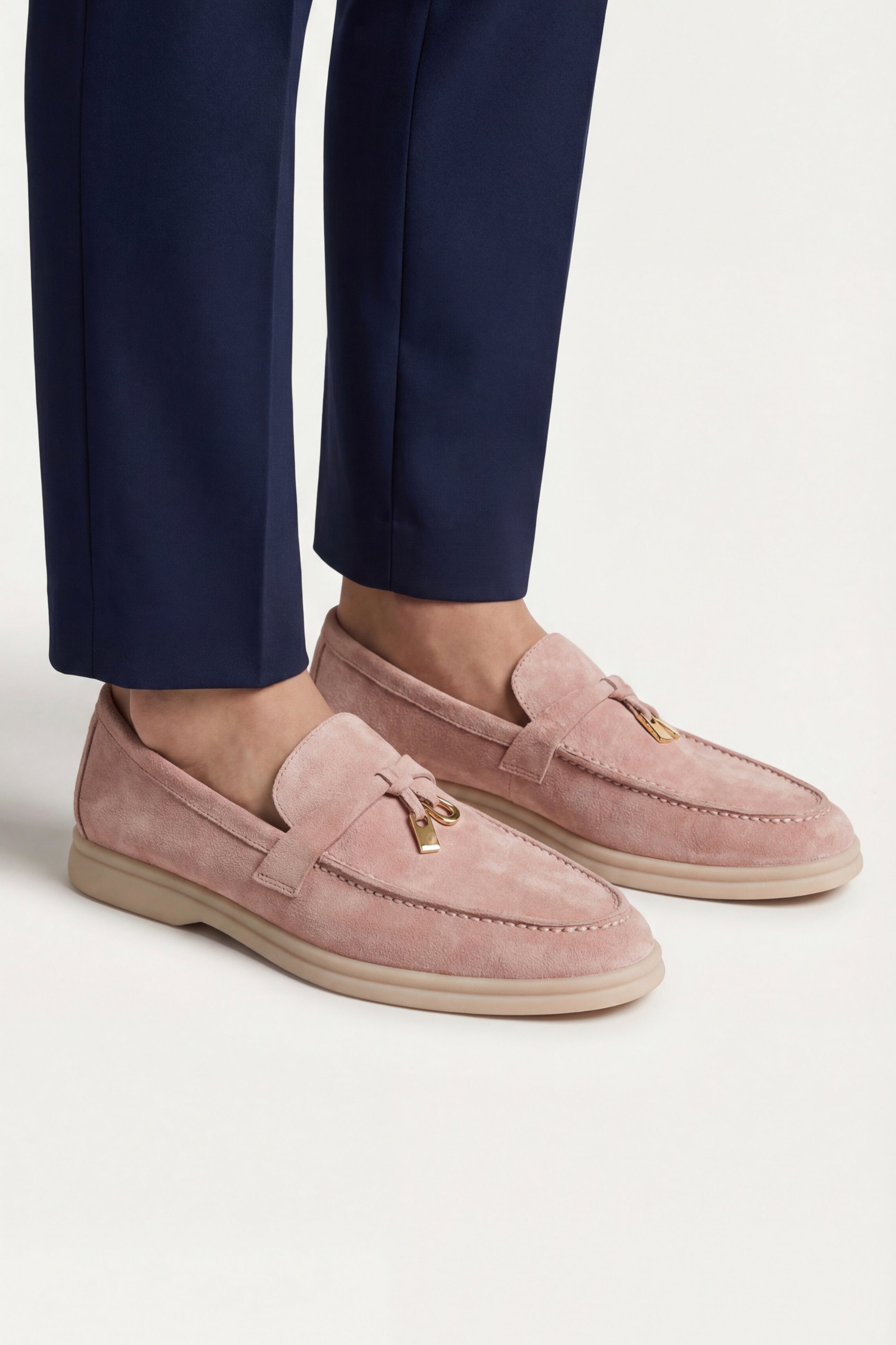Filandori Buckle Loafer Blush Rose
