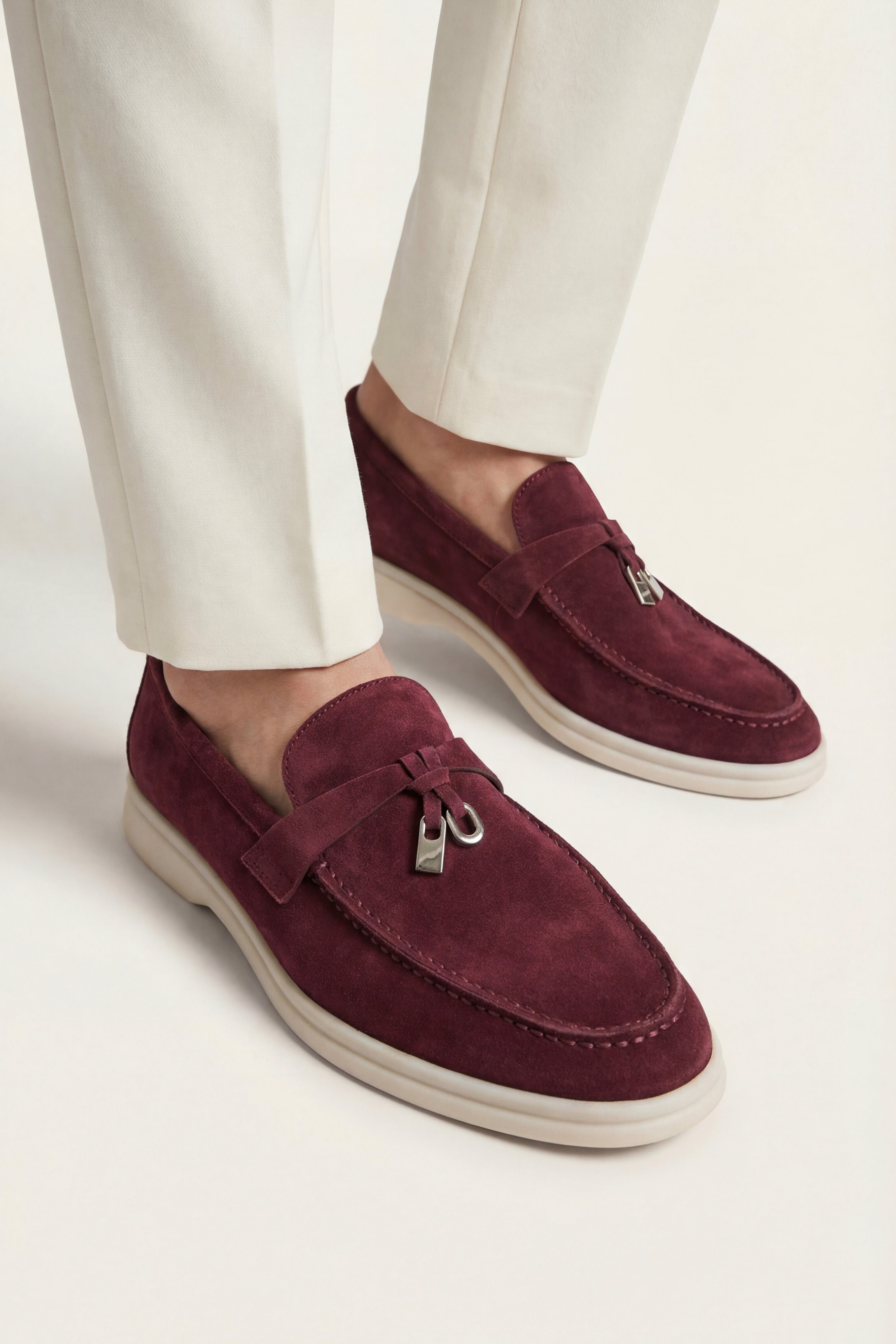 Filandori Buckle Loafer Burgundy Wine