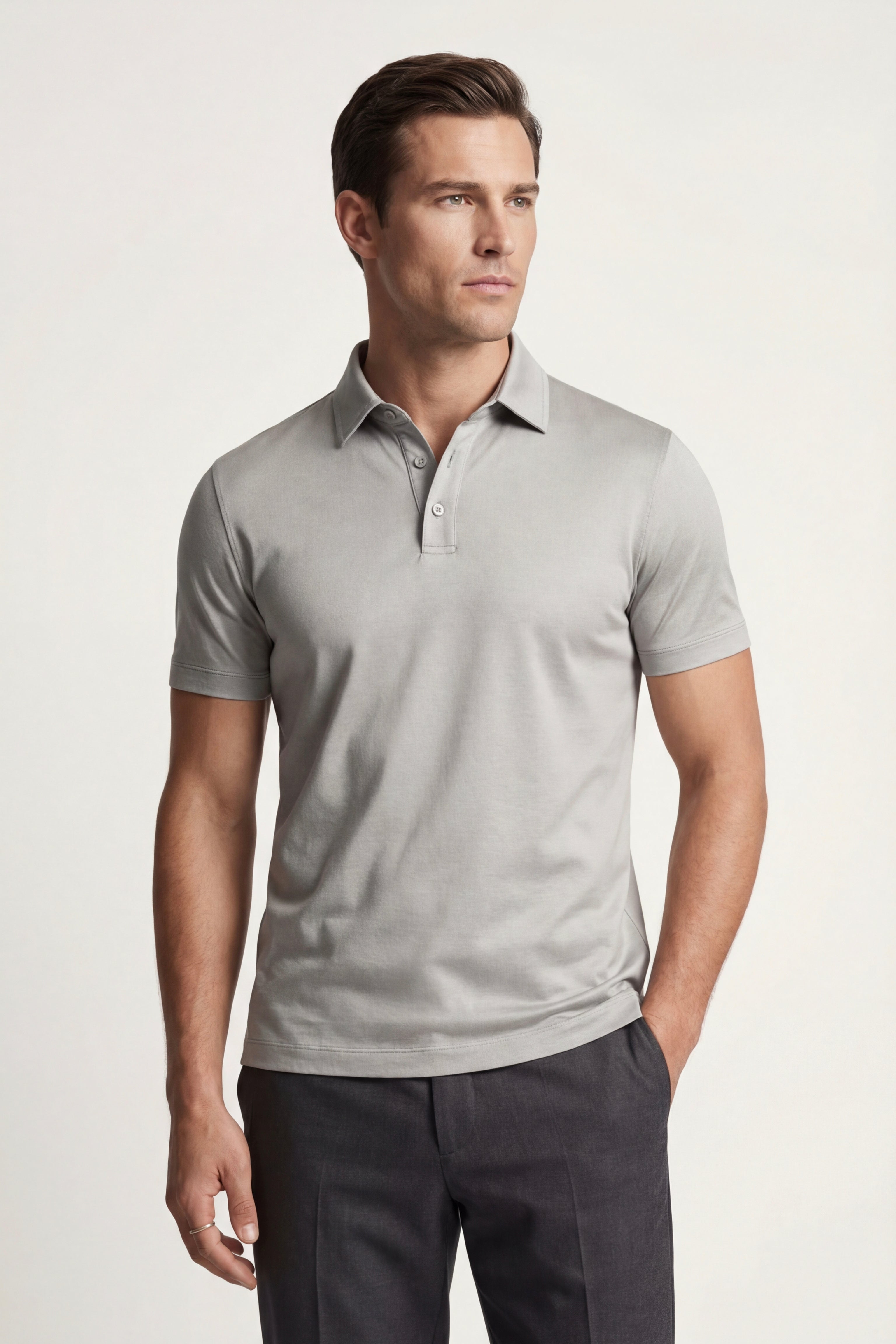 Eterna Polo Grey