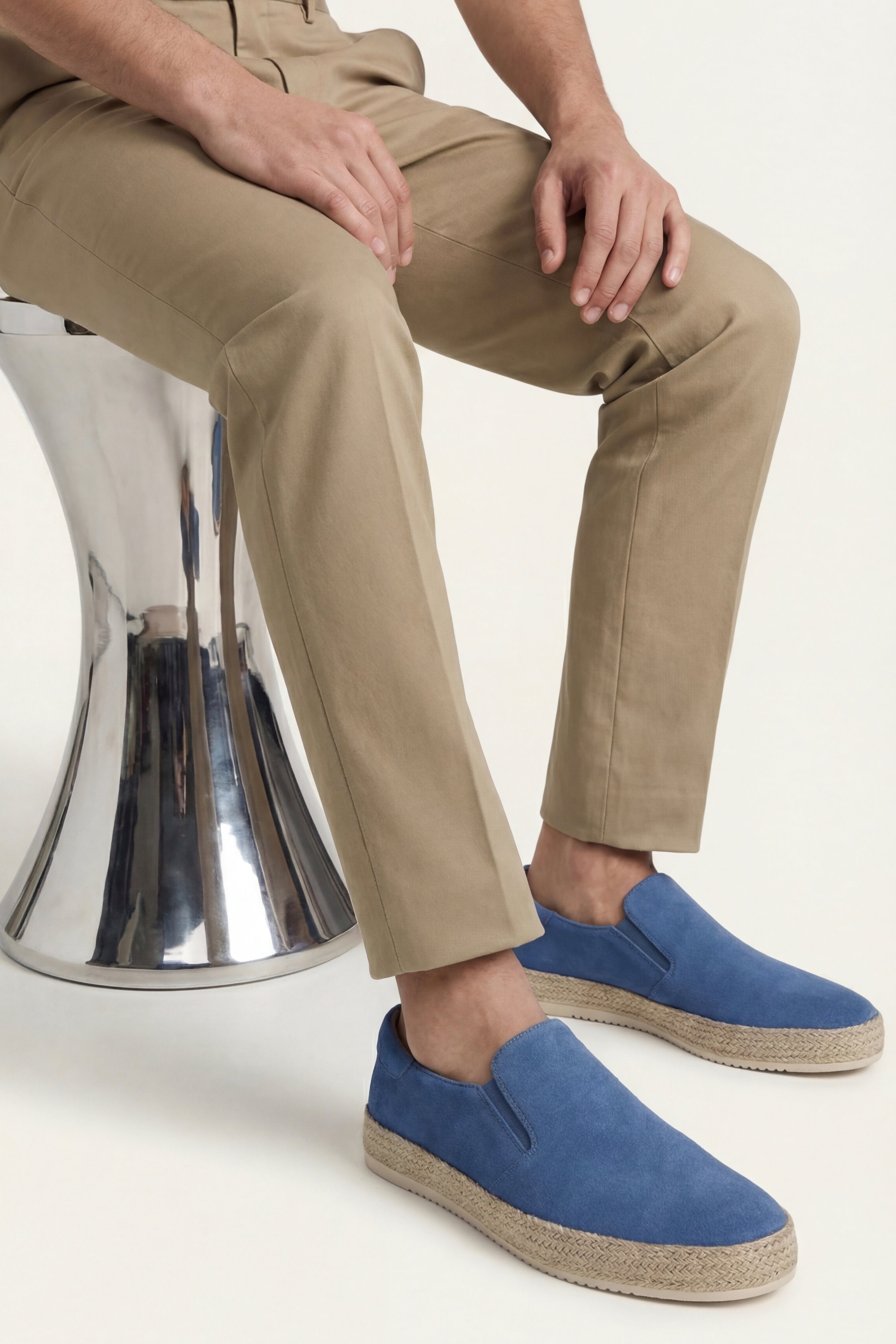 Valeno Suede City Loafers Blue