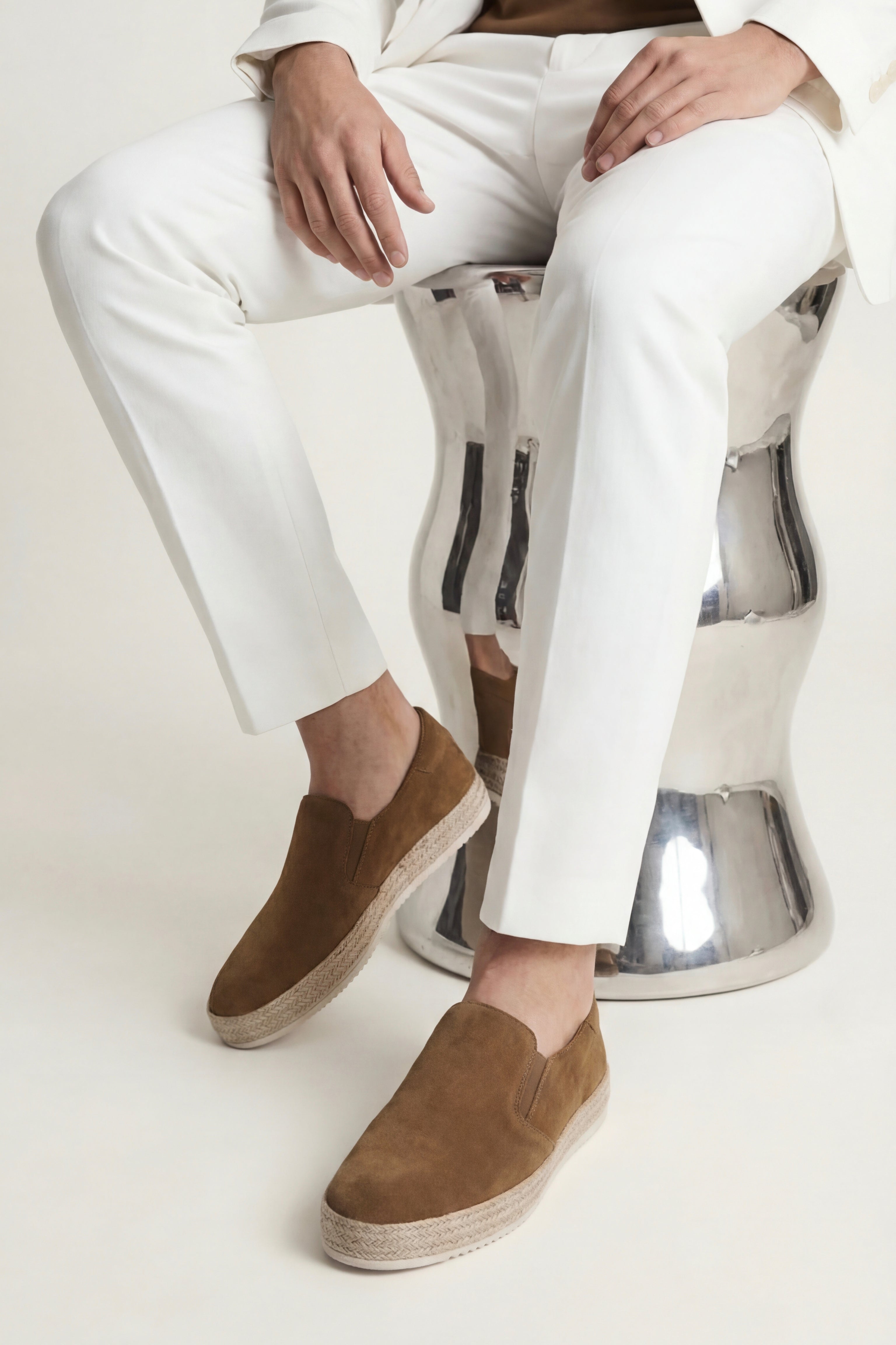 Valeno Suede City Loafers Brown