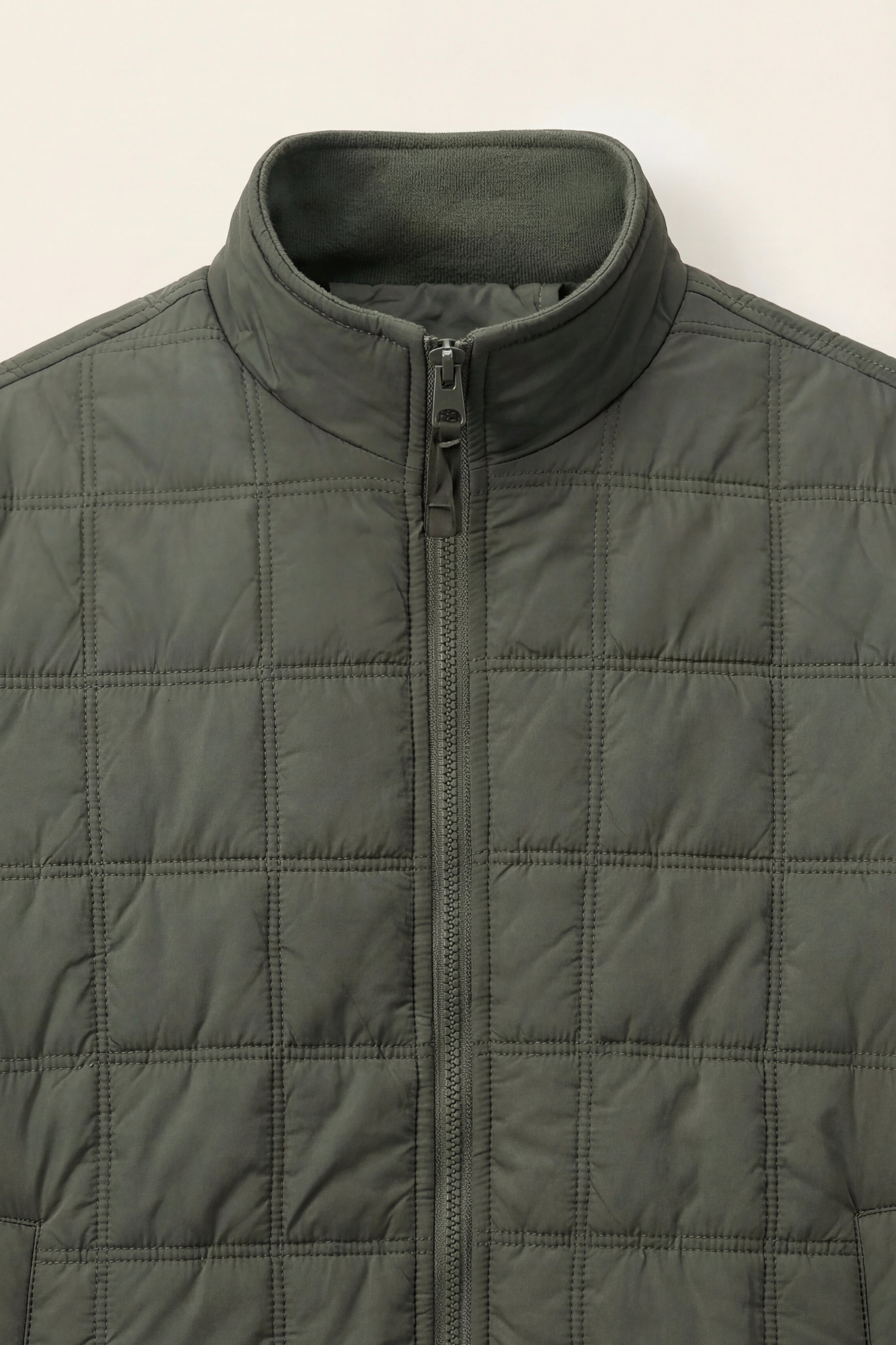 Frosinone Quilted Hybrid Jacket Olive Green