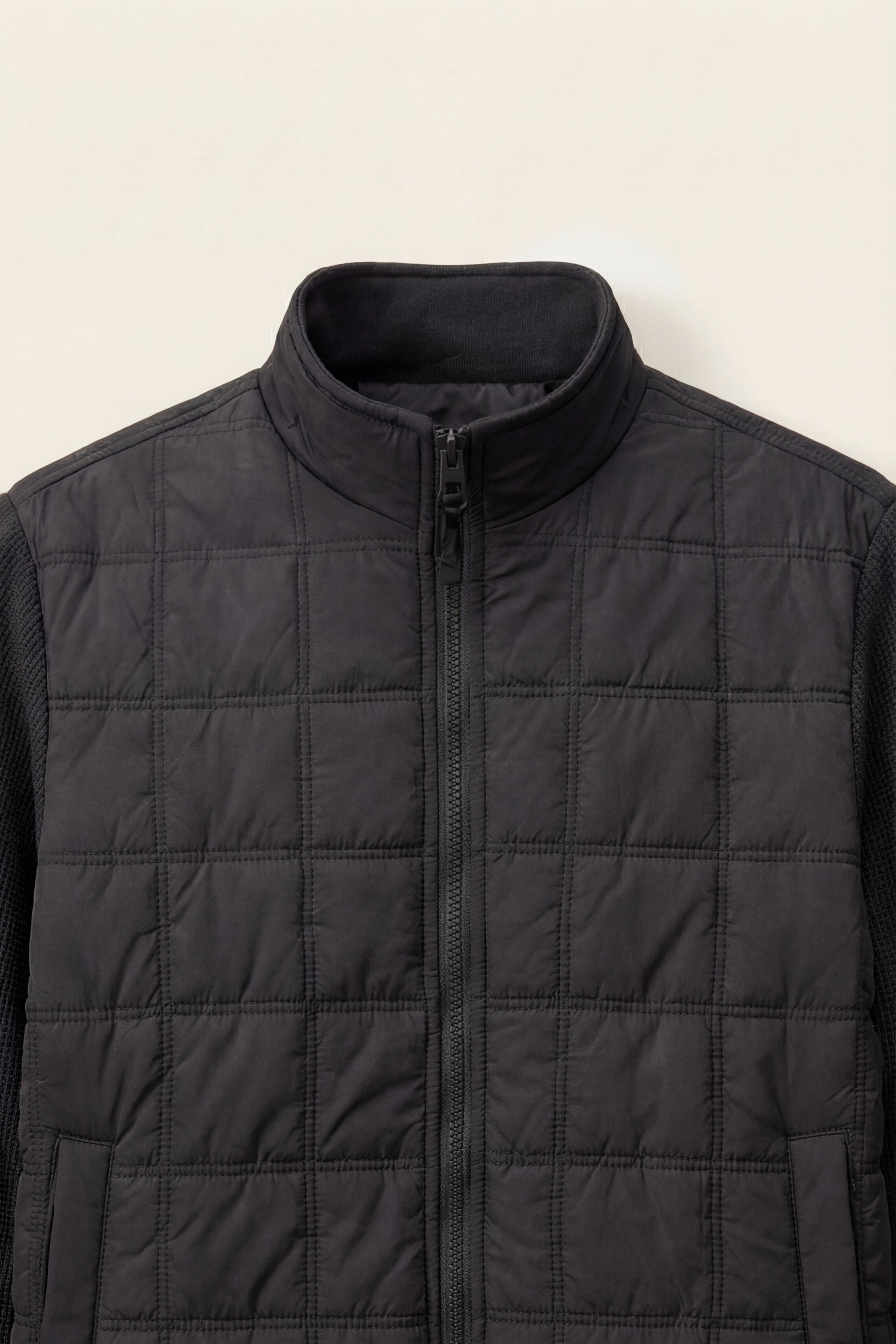 Frosinone Quilted Hybrid Jacket Black