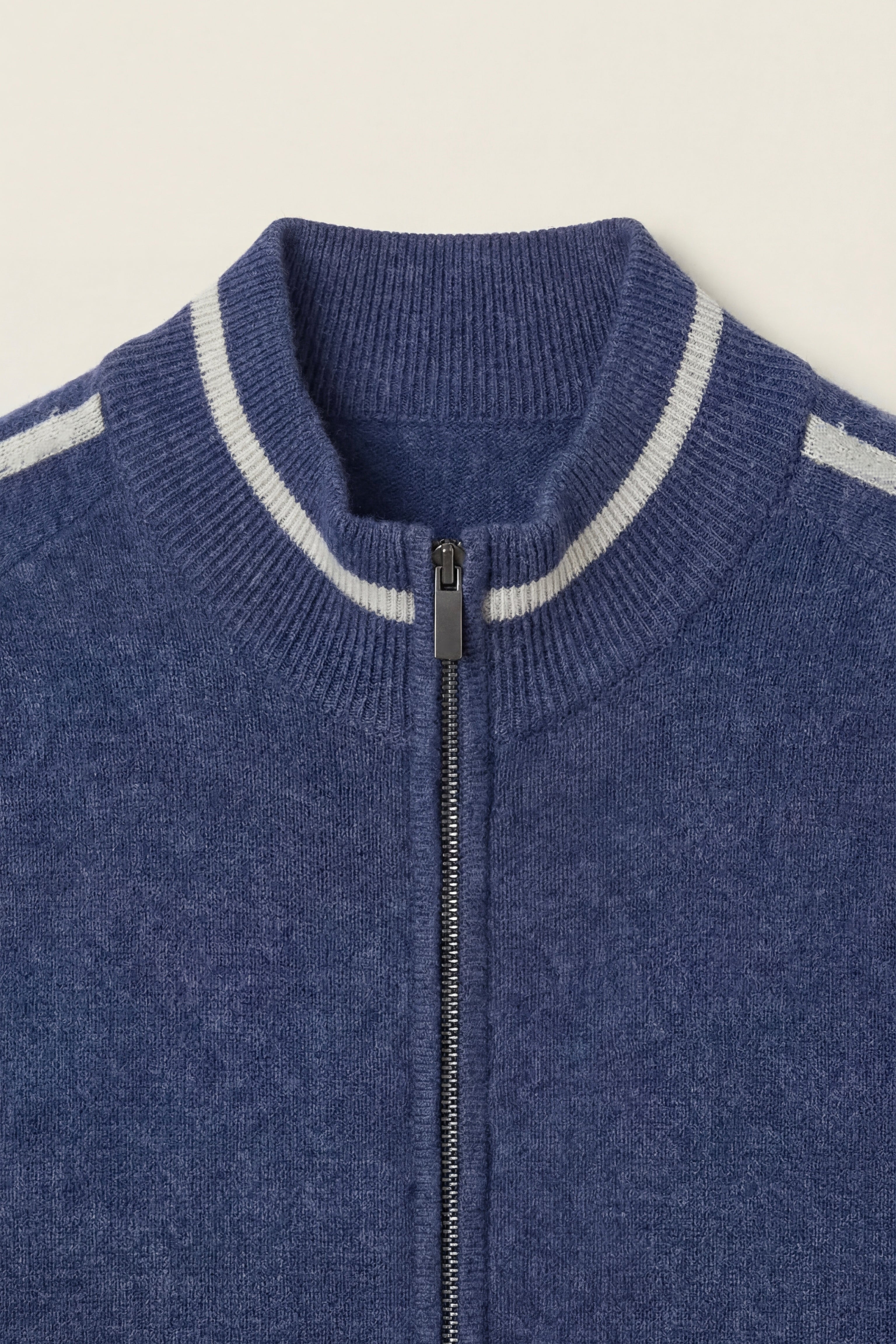 Enzo Cashmere Full-Zip Set Navy