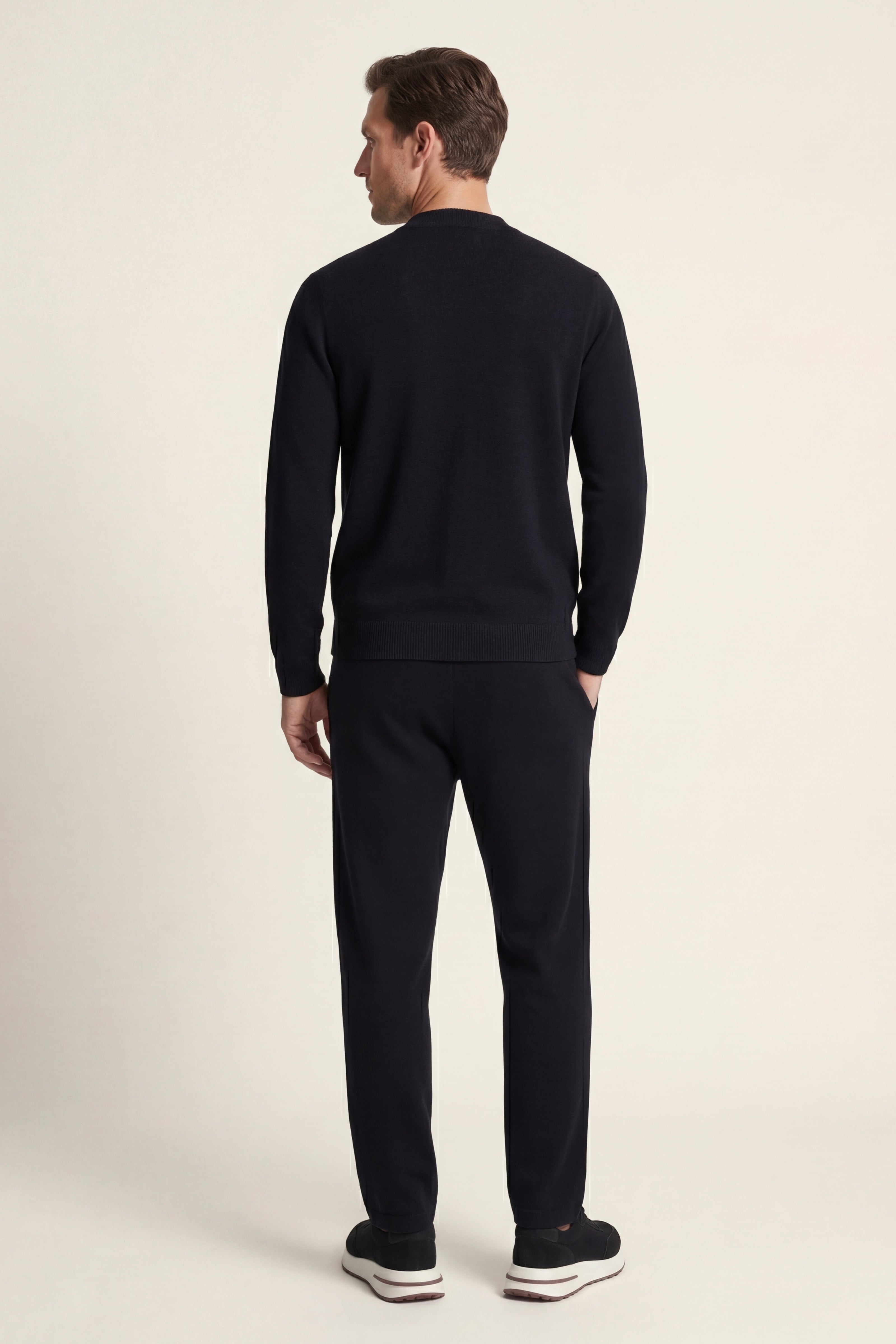 Arlino Buttoned Set Black
