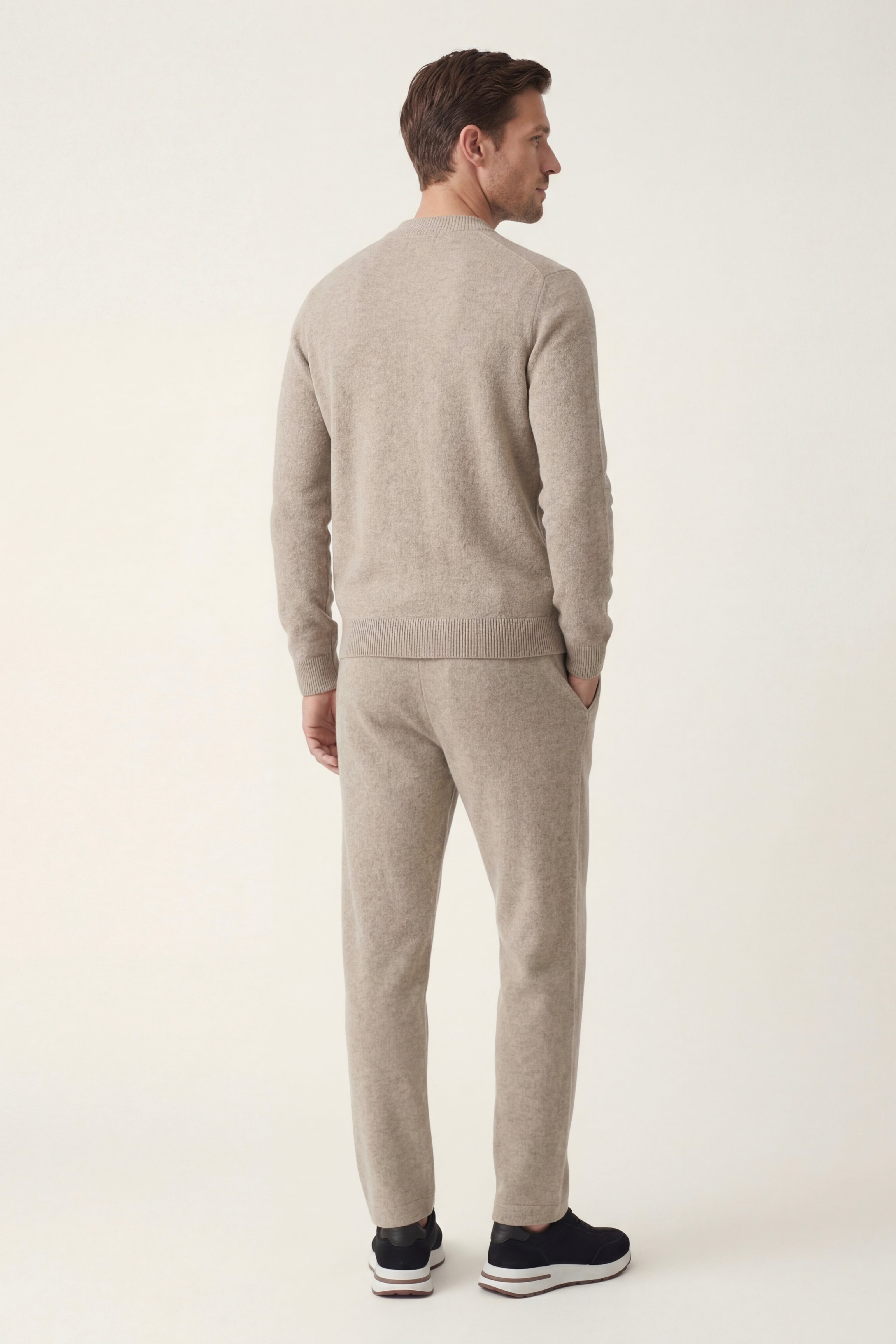 Arlino Buttoned Set Camel