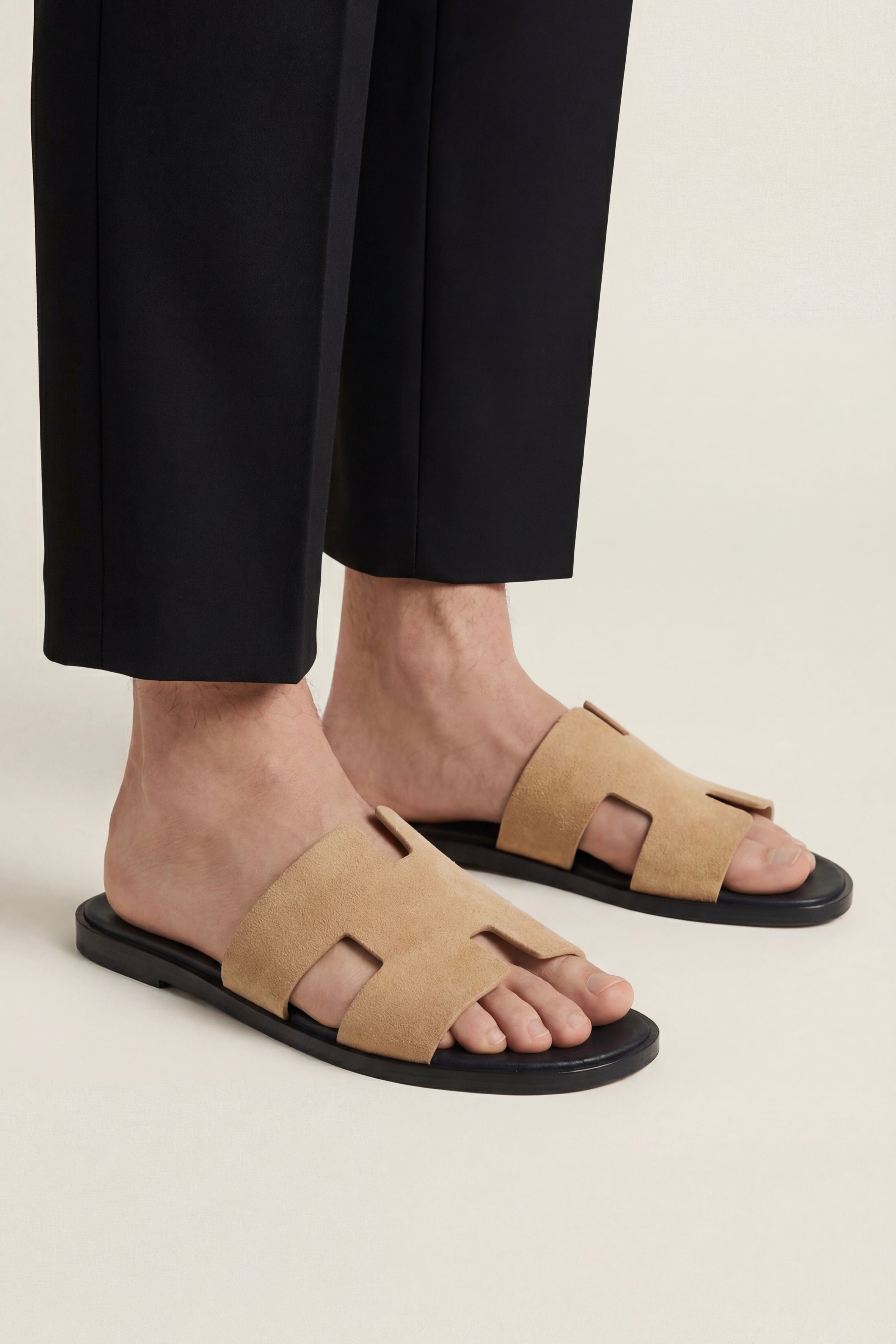 Matera Suede Sandal Sand