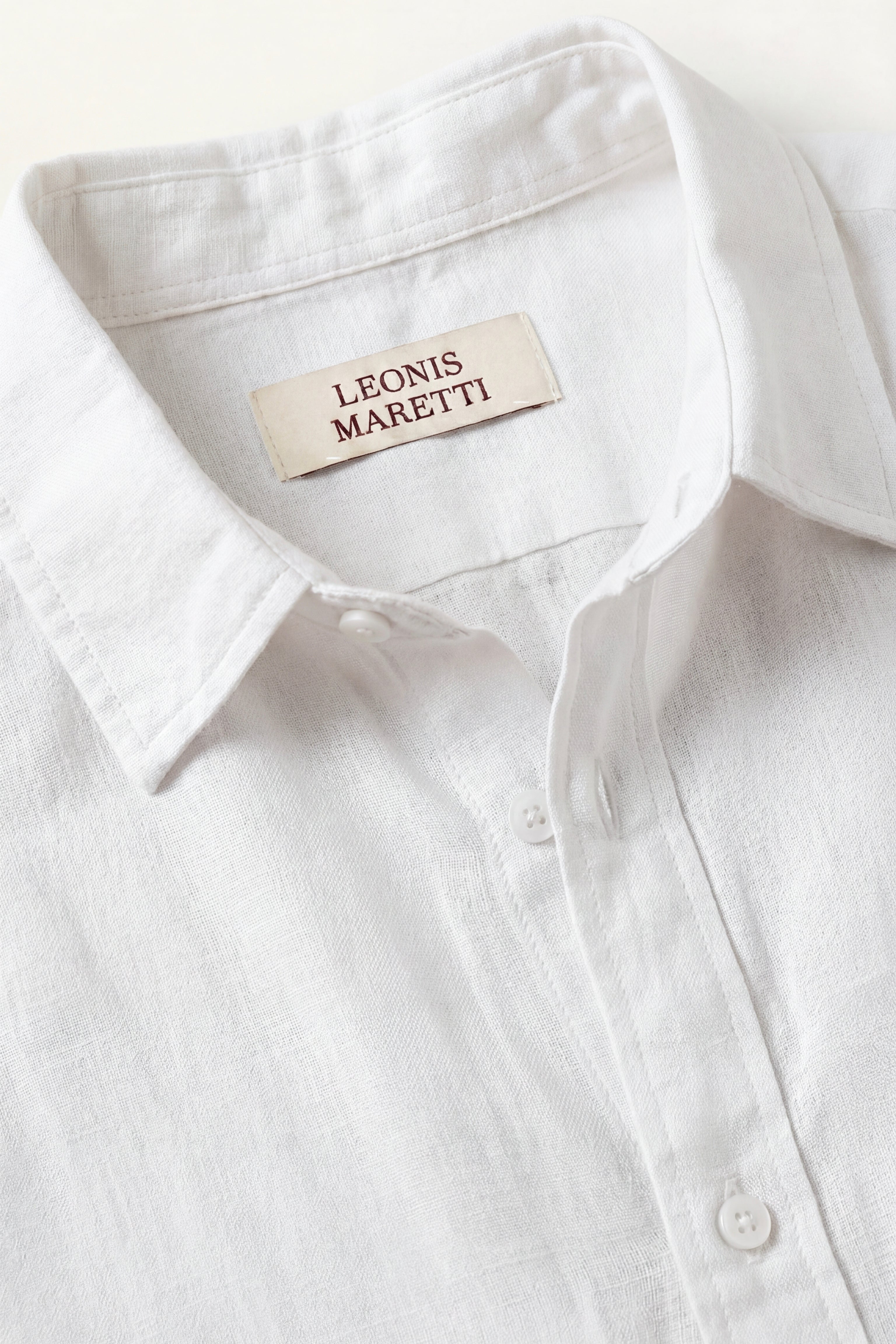 Bellagio Linen Set Long Sleeve White