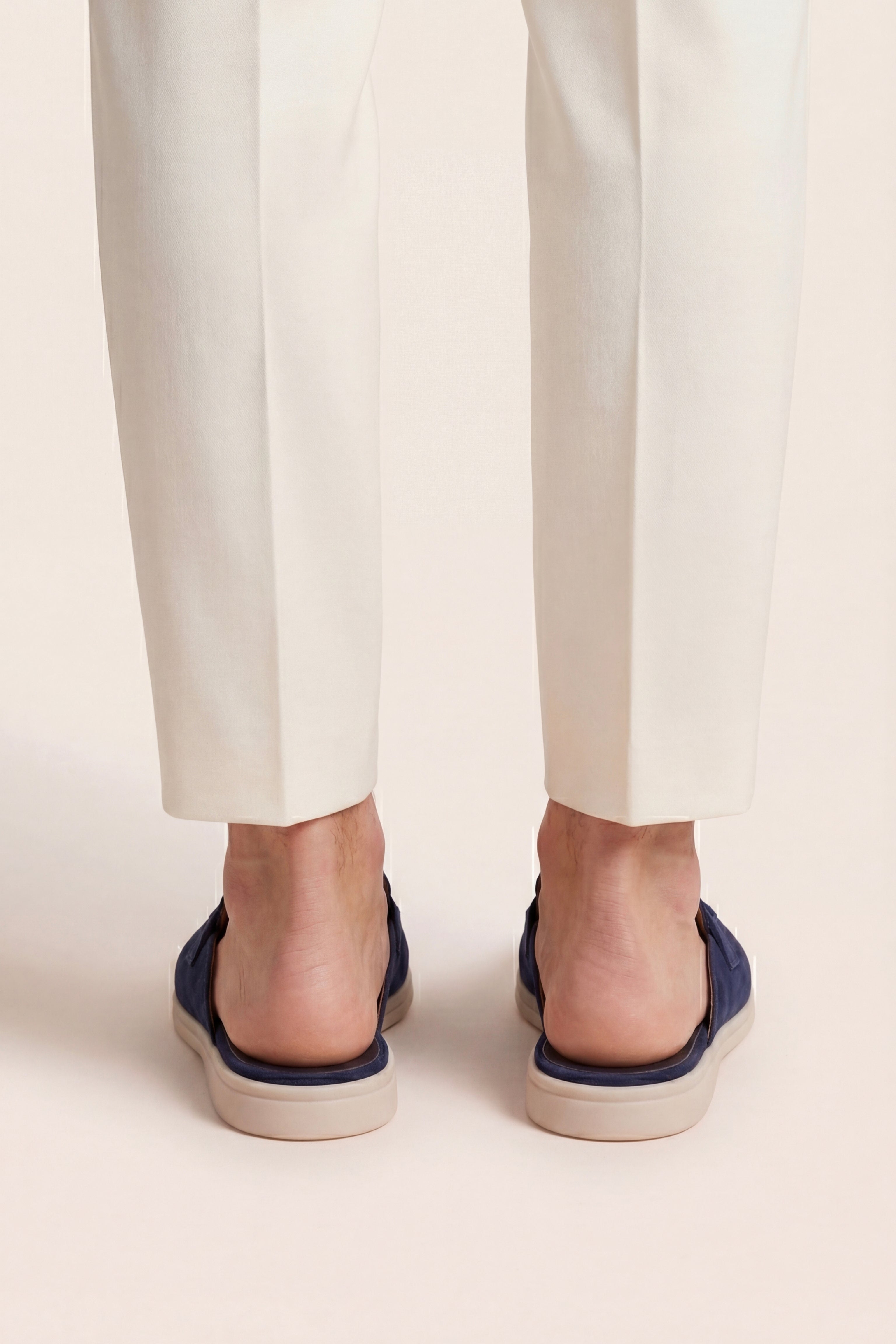 Filandori Buckle Mule Navy Blue