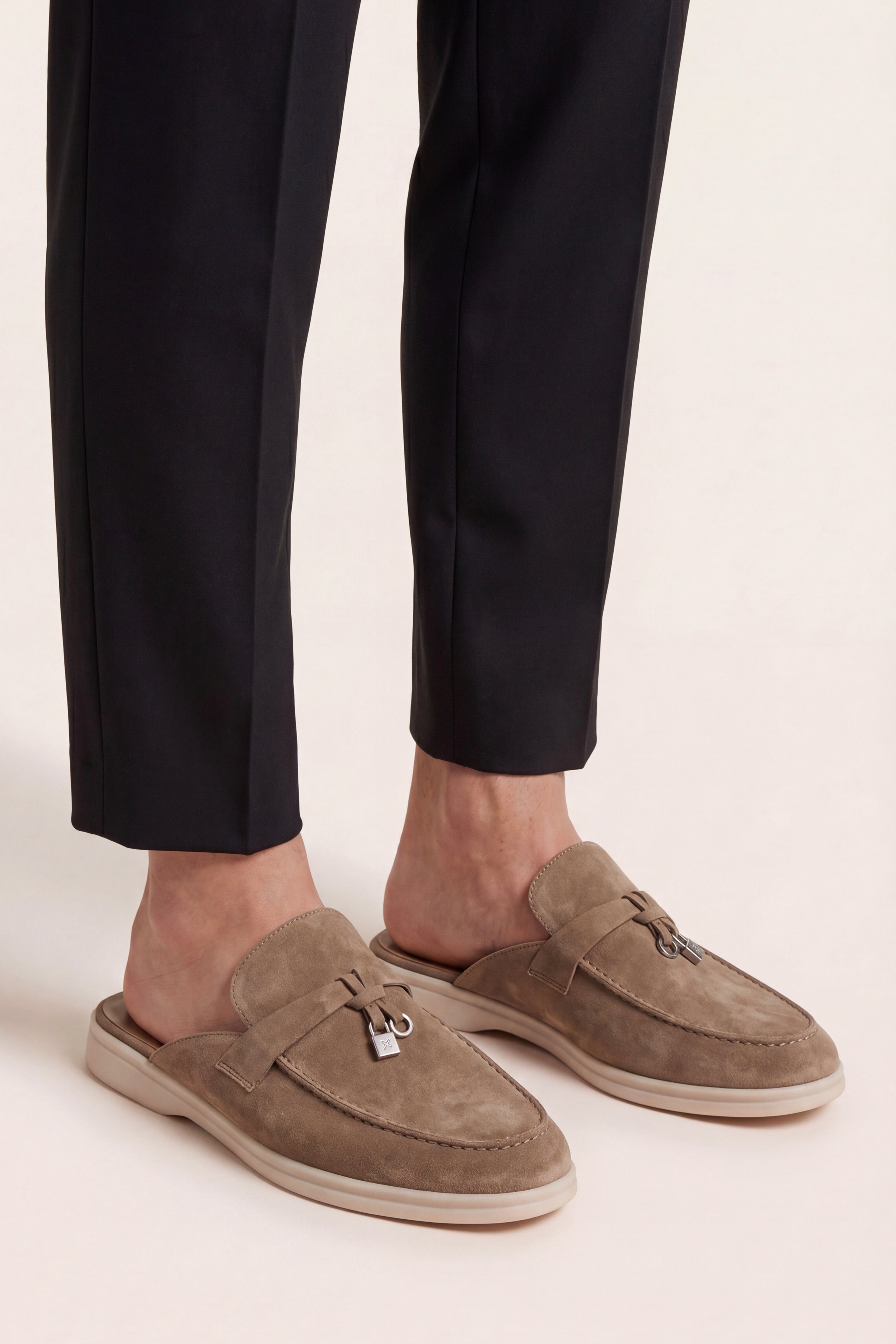 Filandori Buckle Mule Beige