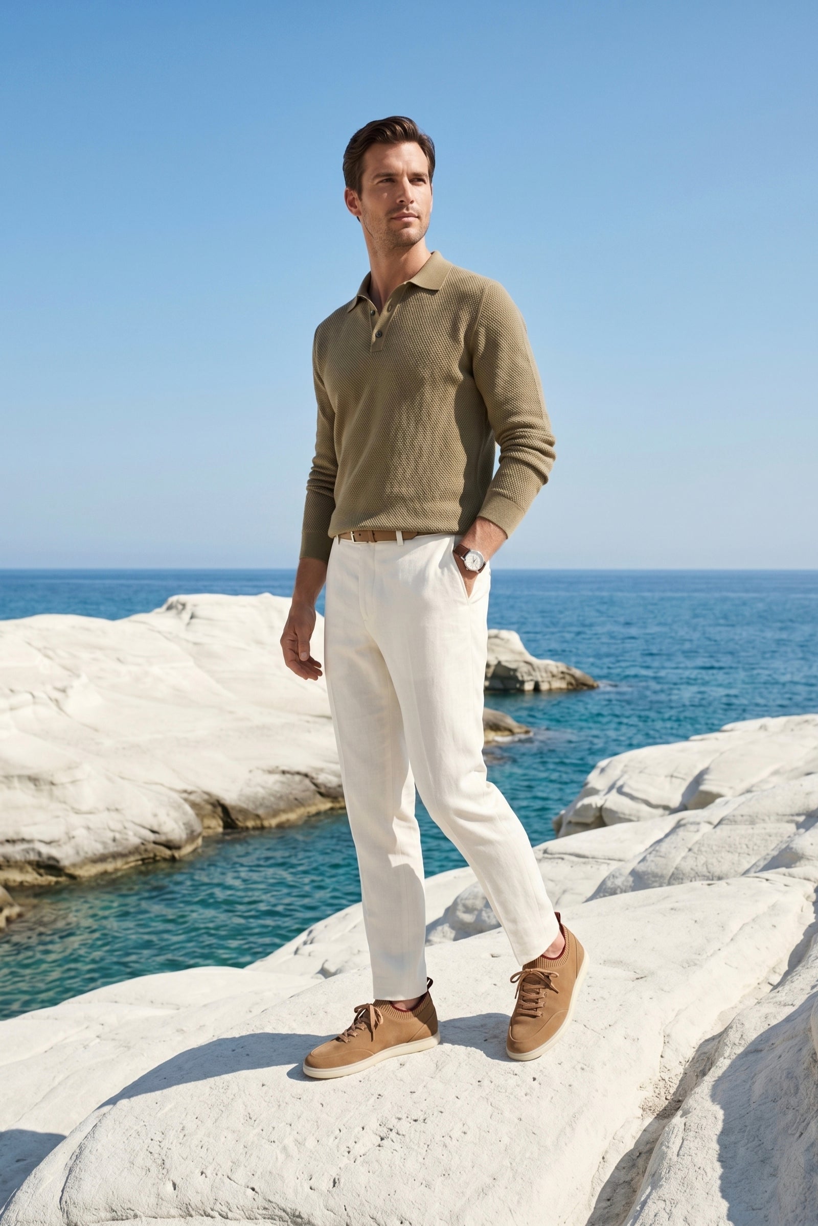 Solano Suede Slip-On Camel