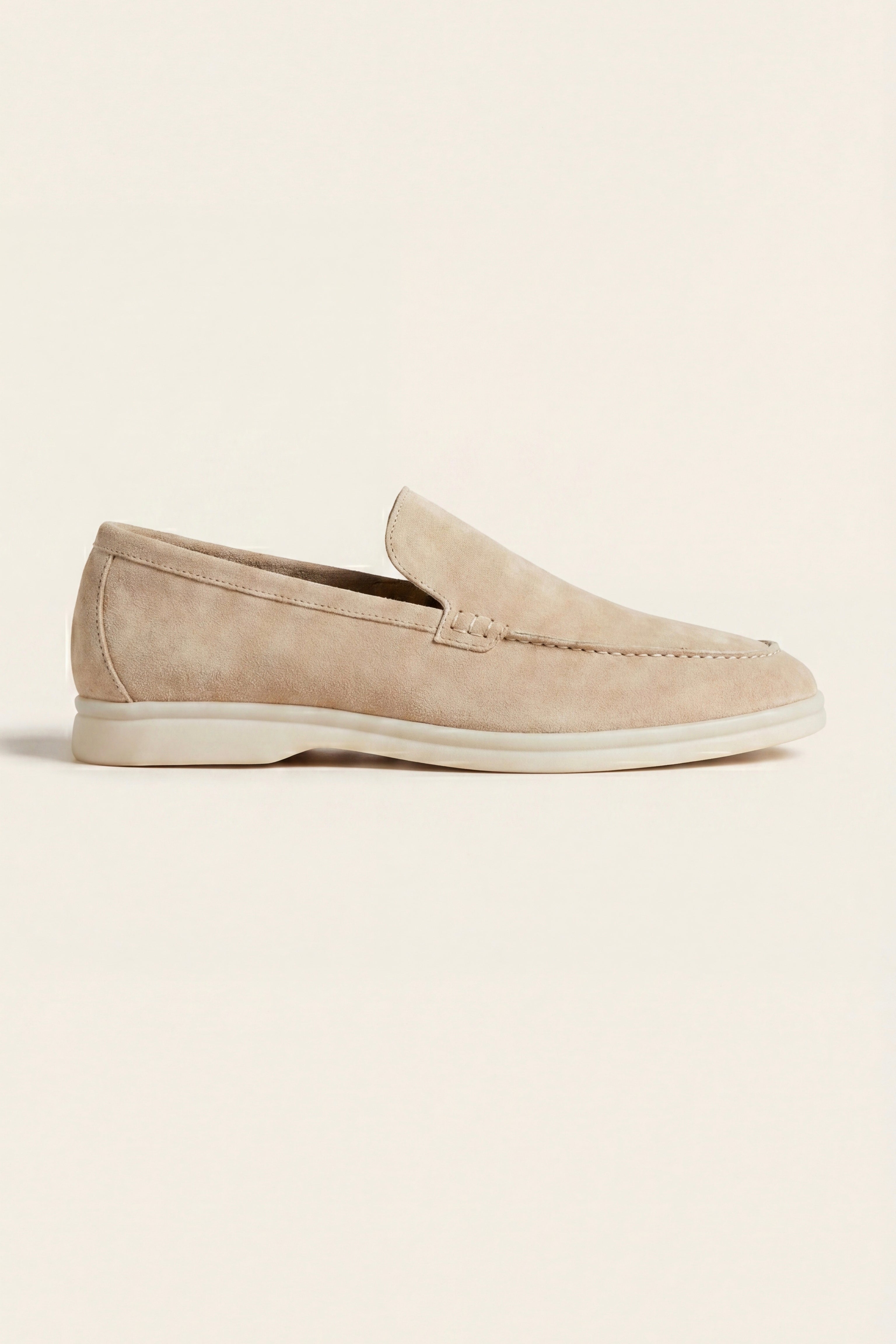 Filandori Suede Loafers Beige