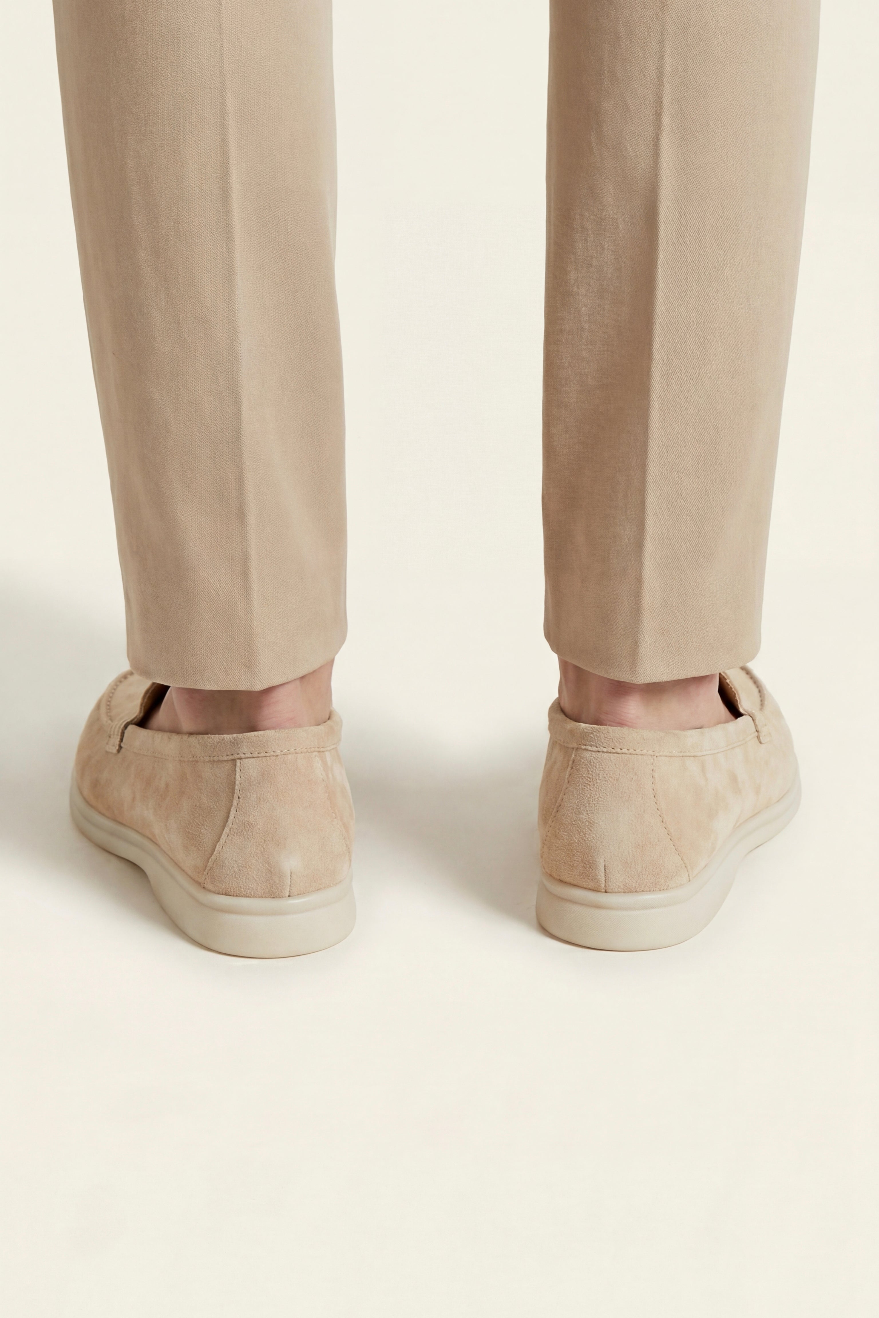Filandori Suede Loafers Beige