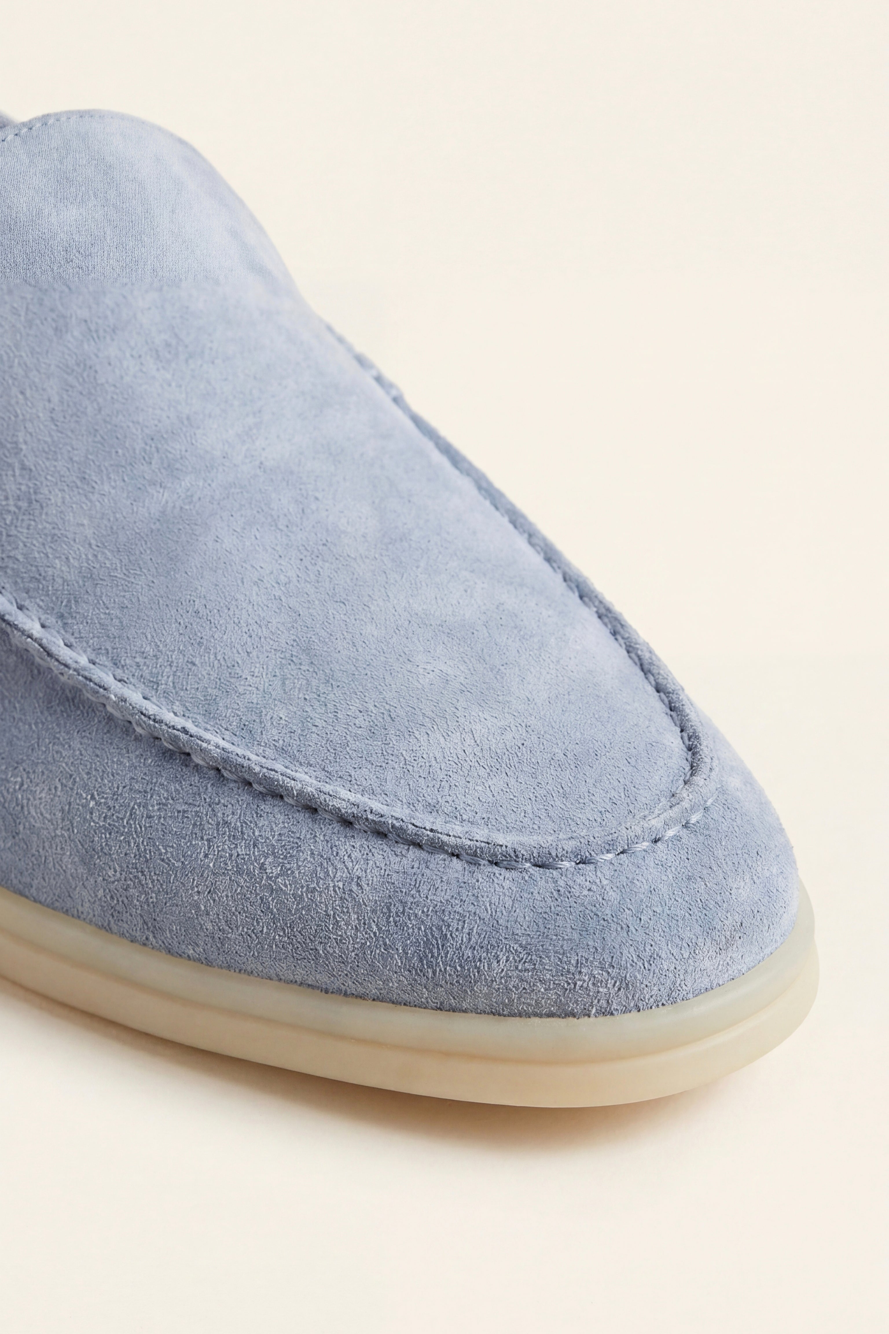 Filandori Suede Loafers Light Blue
