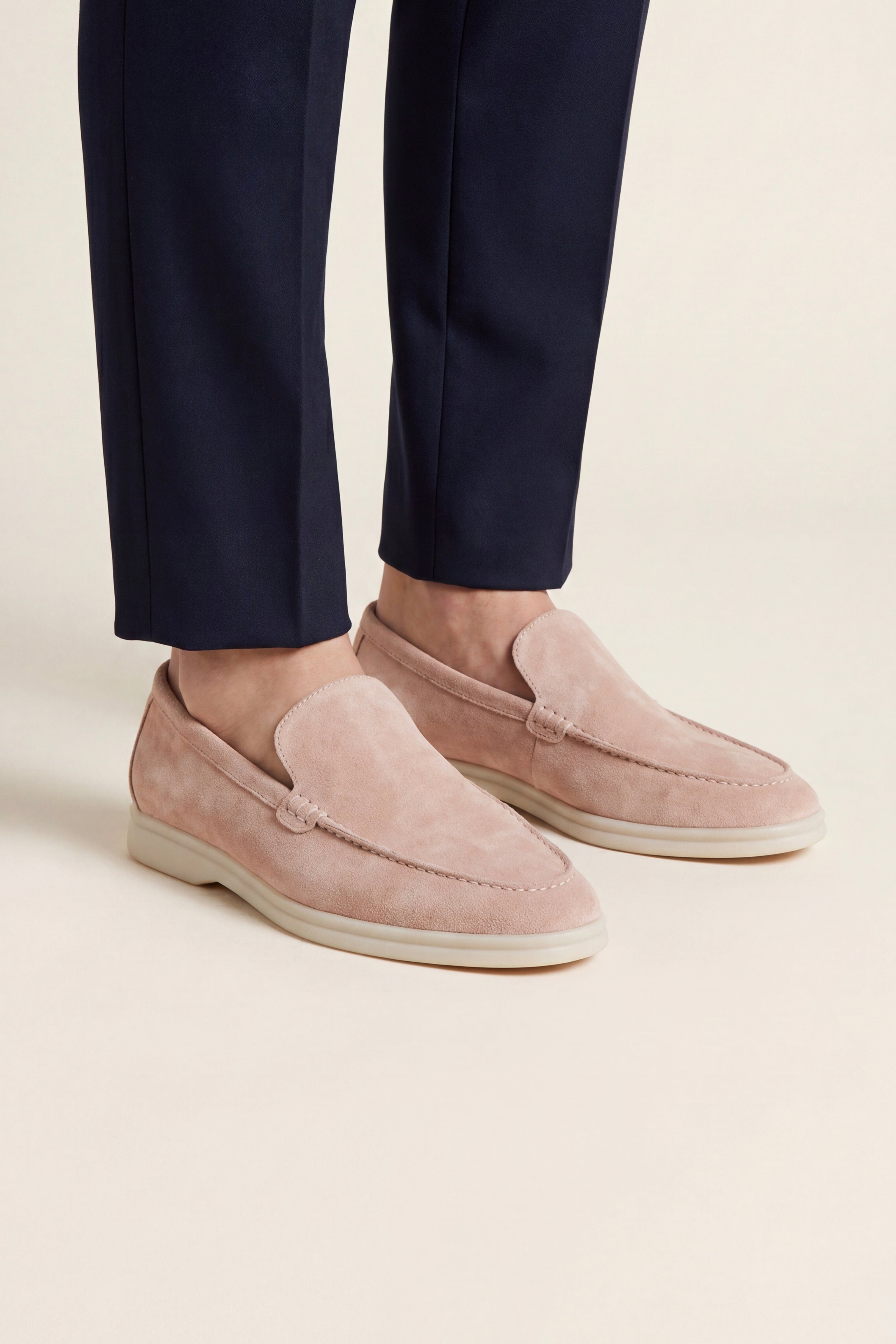 Filandori Suede Loafers Pink