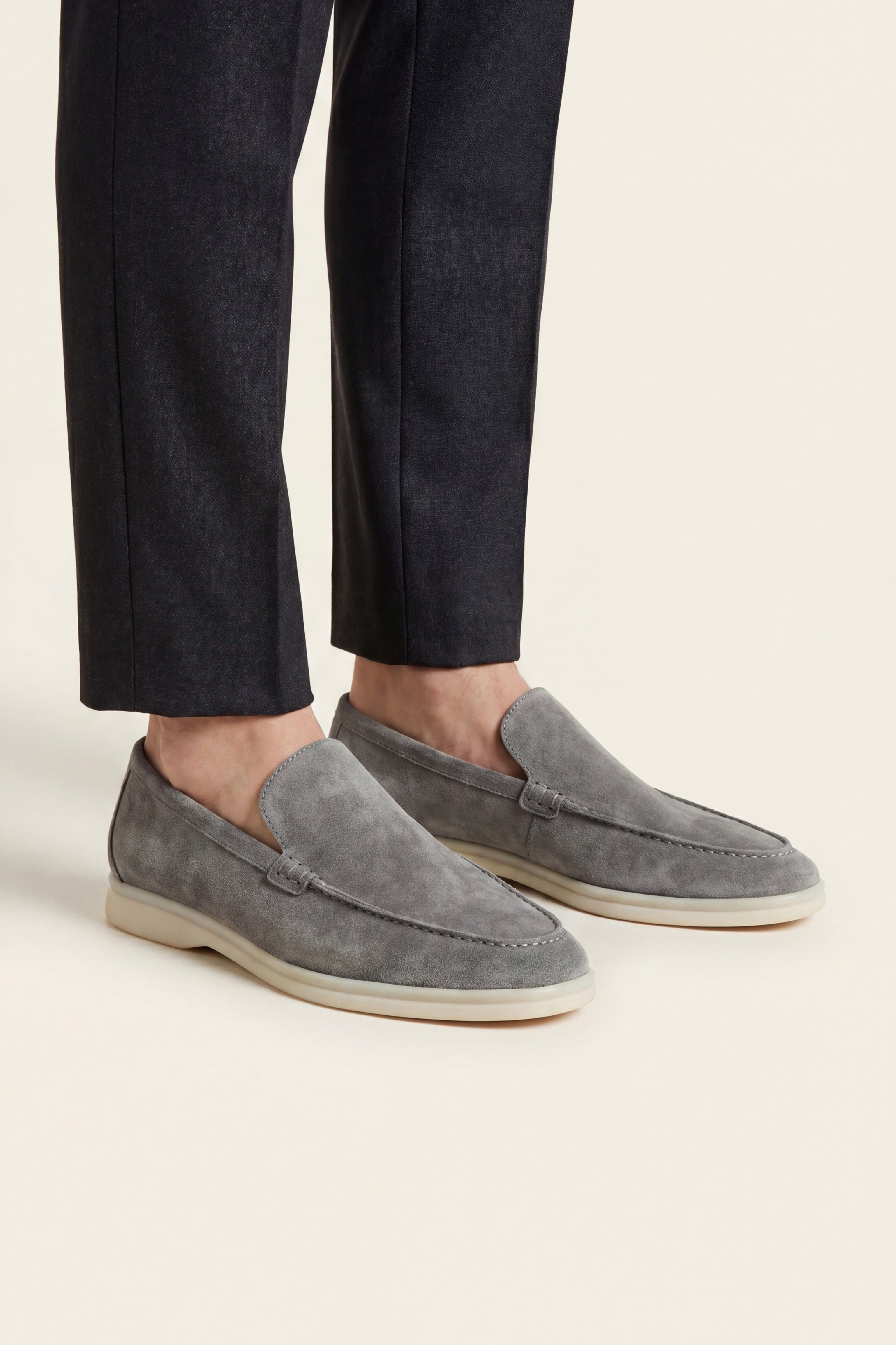 Filandori Suede Loafers Grey