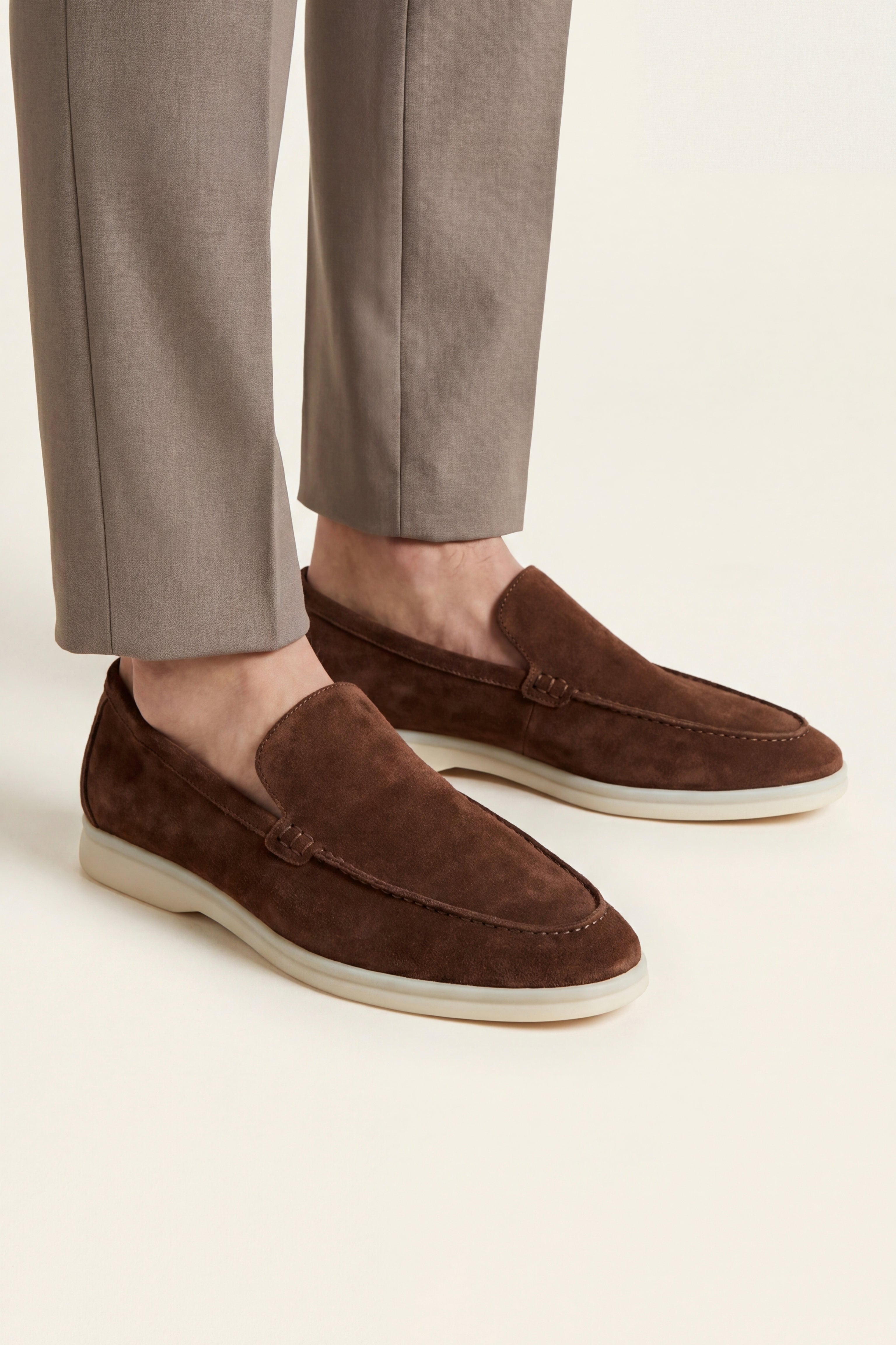 Filandori Suede Loafers Brown