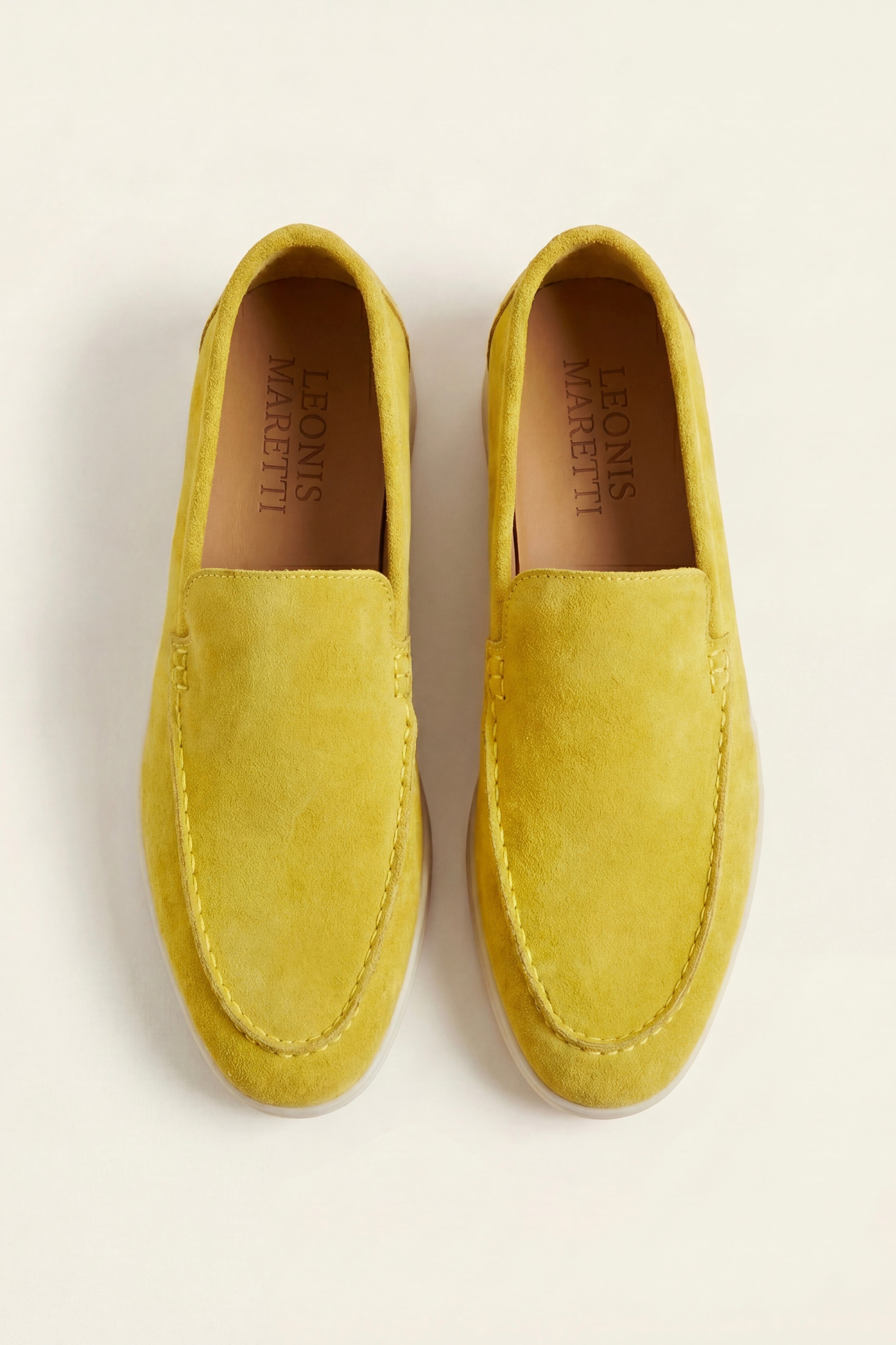 Filandori Suede Loafers Yellow