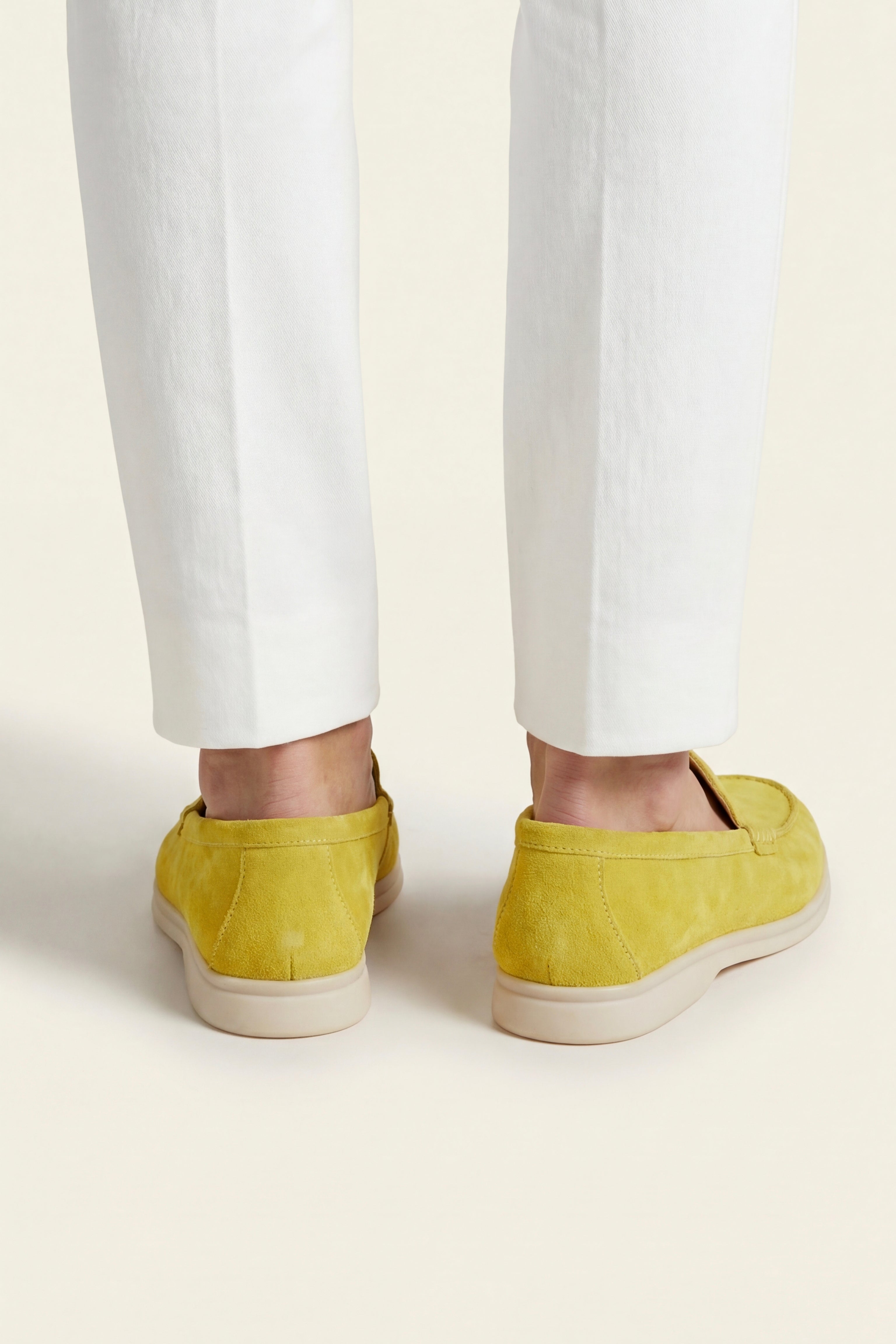 Filandori Suede Loafers Yellow
