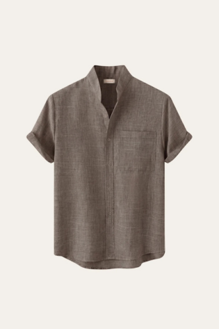 Treviso Linen Short Sleeve Taupe