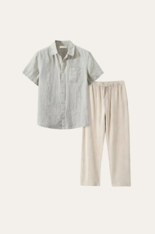 Trento Linen Set Beige/Beige