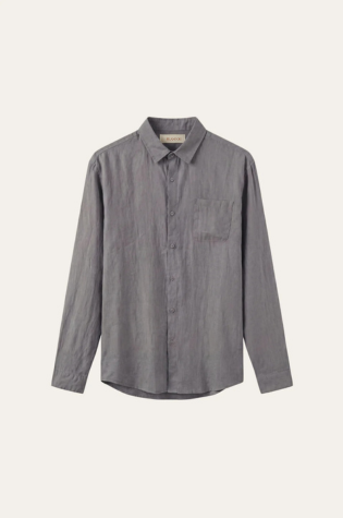 Torino Linen Shirt Grey