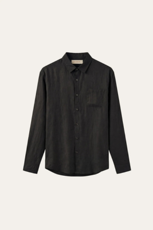Torino Linen Shirt Black