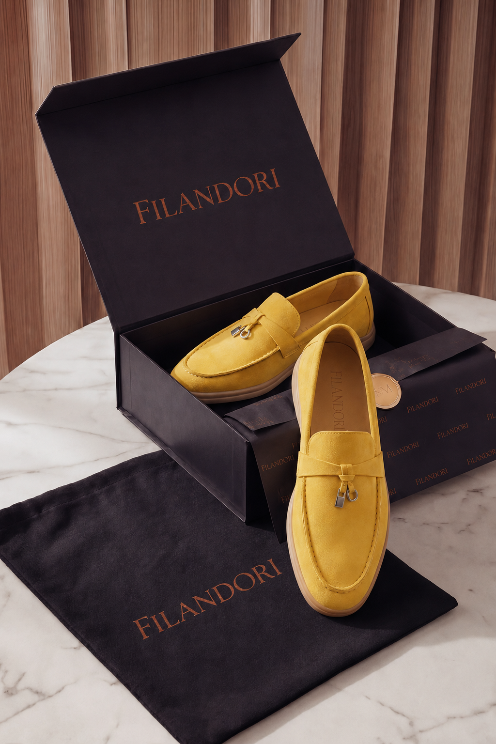 Filandori Buckle Loafer Yellow